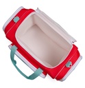 [00063091] IGLOO - Retro Duffel 24 - Coral Red , Lake Blue   Image 