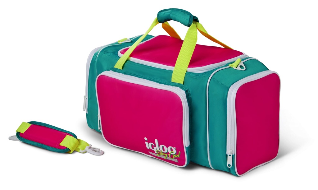 [00065481] IGLOO - Retro Duffel Bag Cooler - Dark Jade  Image 