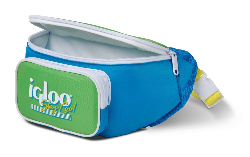 [00066059] IGLOO - Retro Fanny Pack Cooler Bag  - Blue  Image 