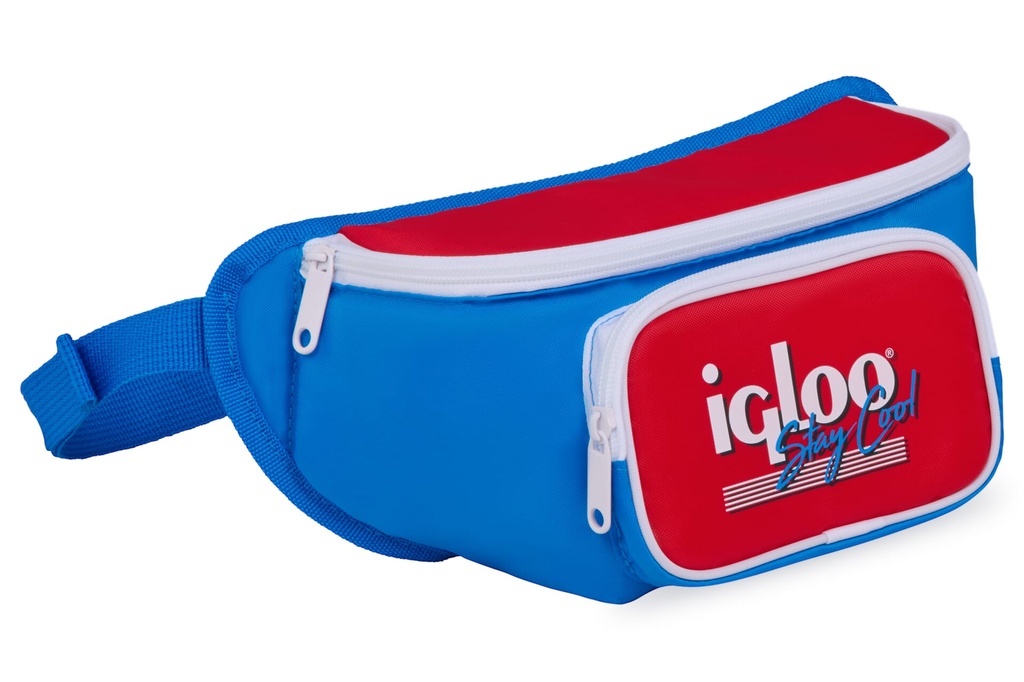 [00063079] IGLOO - Retro Fanny Pack Cooler Bag  - Coral Red  Image 