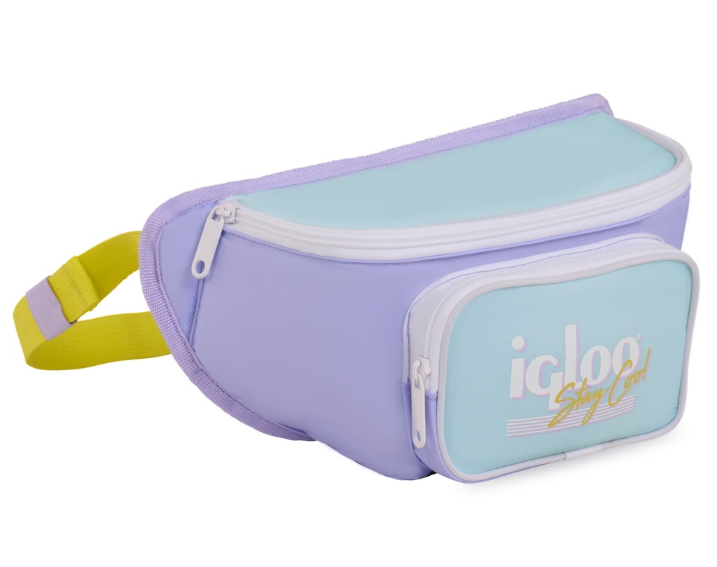 [00063078] IGLOO - Retro Fanny Pack Cooler Bag  - Lilac Image 