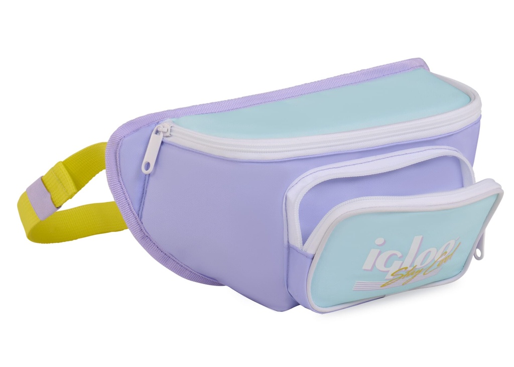 [00063078] IGLOO - Retro Fanny Pack Cooler Bag  - Lilac Image 