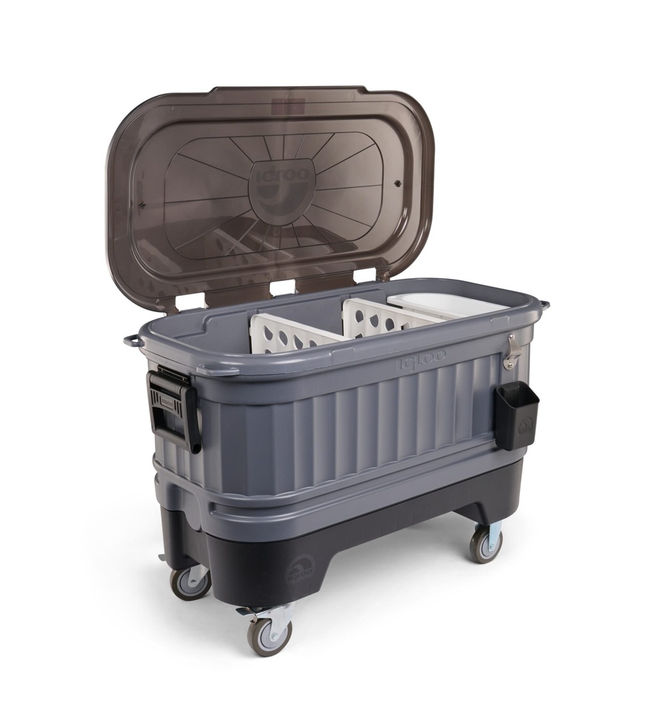 [00034932] IGLOO - Party Bar 125 Qt Cooler - Carbonite  Image 