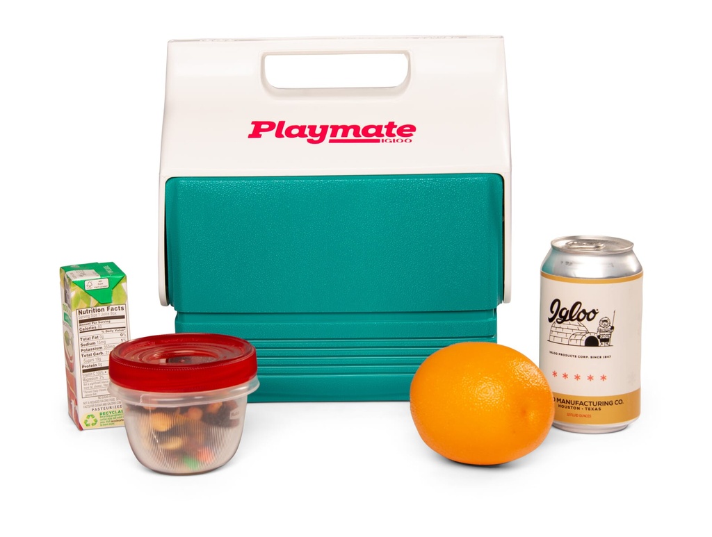 [00048535] IGLOO - Retro Playmate Mini 4 Qt Cooler - Jade  Image 