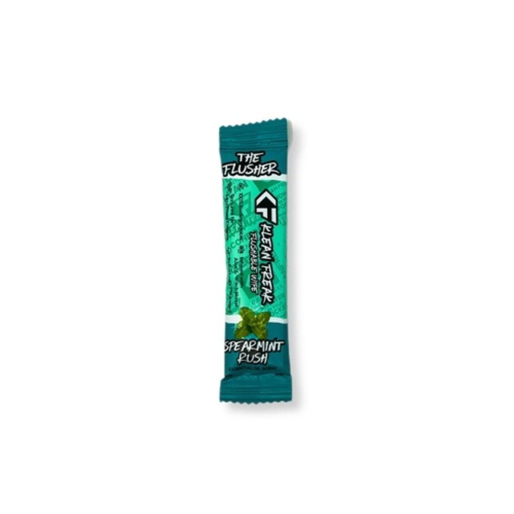 [FHSR10] Klean Freak - The Flusher wipes - 100 Pack Spearmint Rush Image 