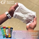 [FSGP01] Klean Freak - The Flusher wipes - Single Sachet - Georgia Peach Image 