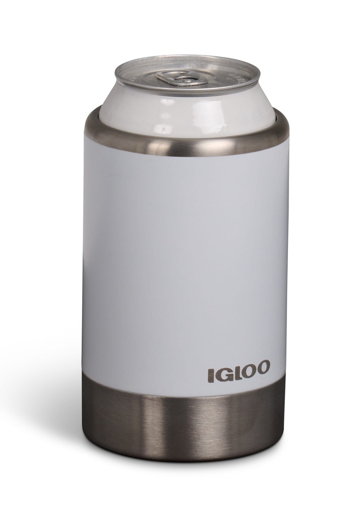 [00071103] IGLOO-12 Oz Stainless Coolmate Gloss - White  Image 