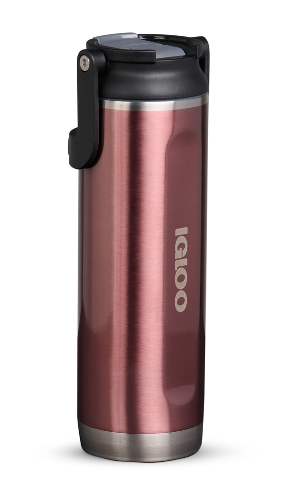 [00071088] IGLOO-20 Oz Stainless Steel Sport Sipper Bottle - Flamingo Image 