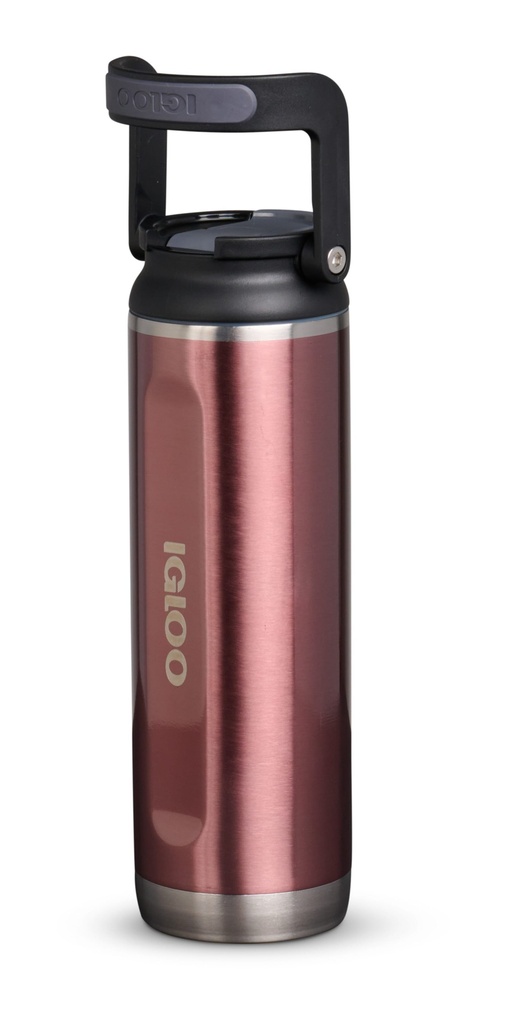 [00071088] IGLOO-20 Oz Stainless Steel Sport Sipper Bottle - Flamingo Image 