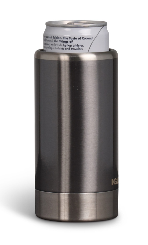 [00071109] IGLOO-12 Oz Stainless Coolmate Slim Gloss - Carbonite  Image 