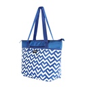 [00166270] IGLOO-30 Can Essential Tote Cooler Bag  - Blue Trellis Image 