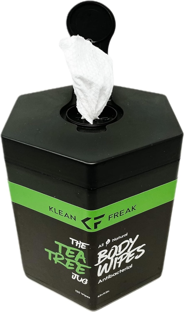 [TJTT01] Klean Freak Body Wipes - The Jug - Tea Tree Image 