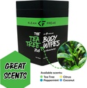 [TJTT01] Klean Freak Body Wipes - The Jug - Tea Tree Image 