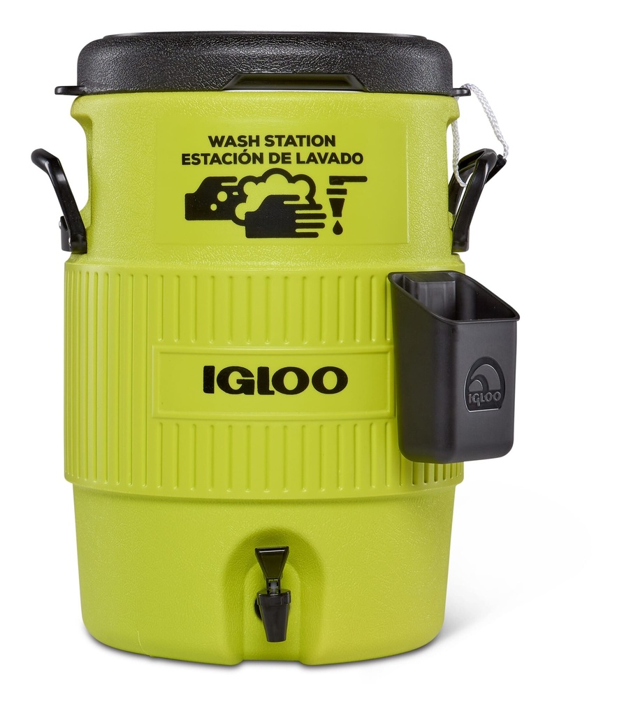 [00042260] IGLOO-5 Gallon Seat Top Wash Station - Green  Image 