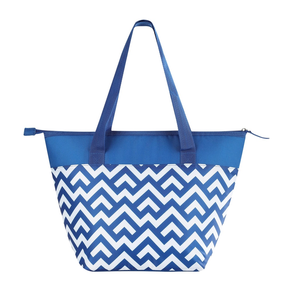 [00066258] IGLOO-Essential Tote Opp Print Basics - Blue  Image 