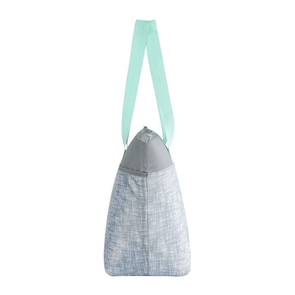 [00066260] IGLOO-Essential Tote Opp Print Basics - Grey Texture Image 