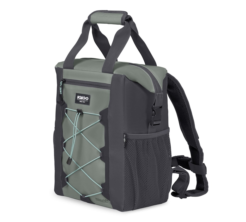 [00066316] IGLOO-Gray Snapdown 18 Can Softside Backpack - Gray  Image 