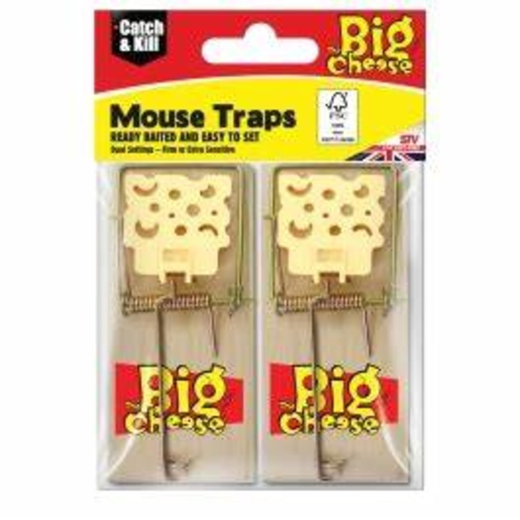 [STV100] STV  Cheese Pedal FSC Mouse Trap - Twinpack Image 