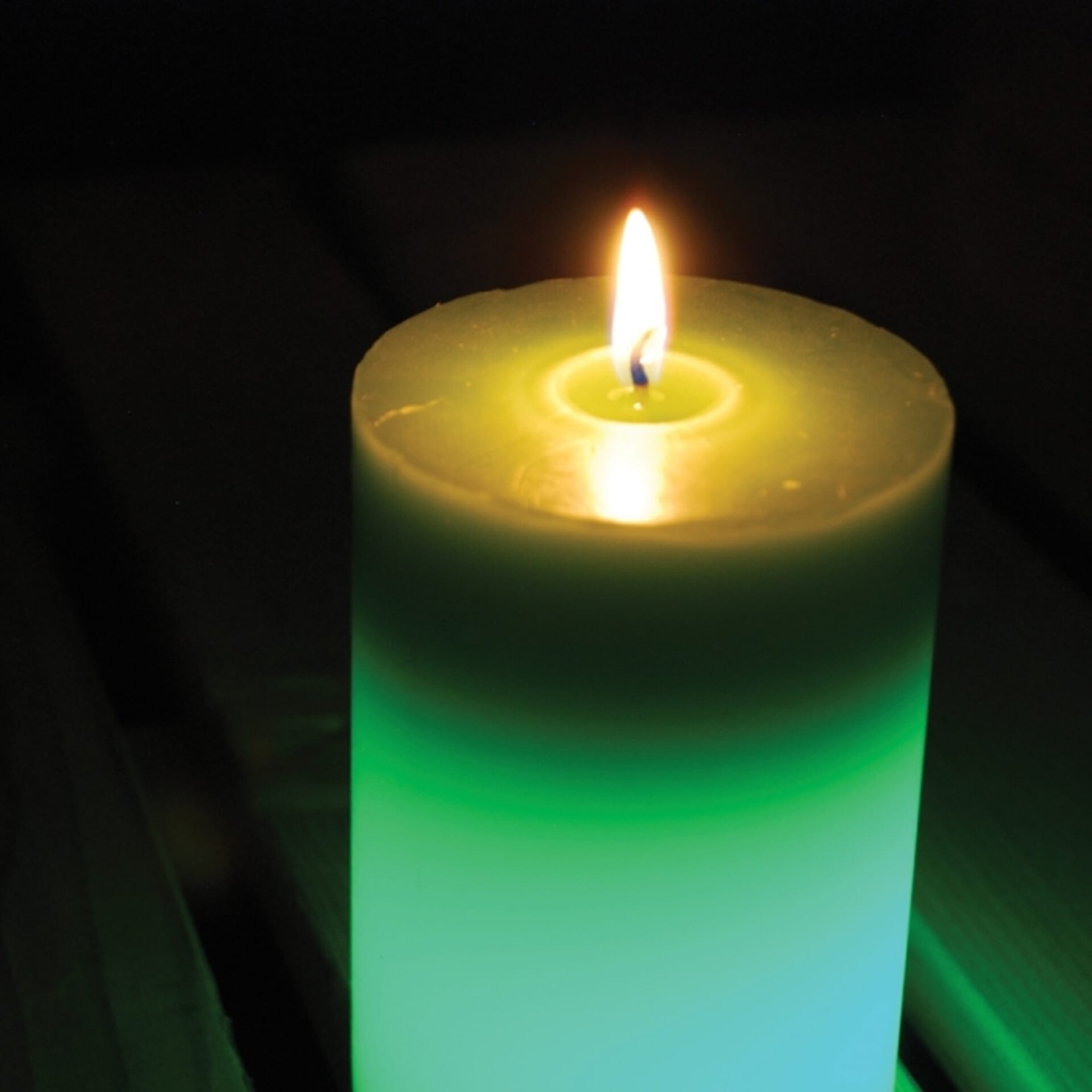 [STV429] STV  Citronella Colour-Change Pillar Candle Image 