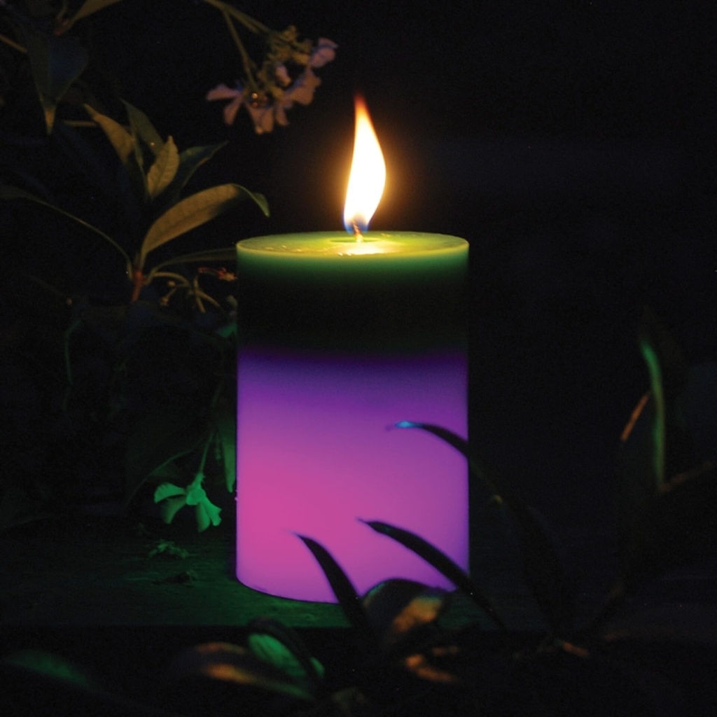 [STV429] STV  Citronella Colour-Change Pillar Candle Image 