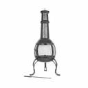 [56210] La Hacienda - Leon Mesh Steel Chimenea Large Image 