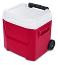 [00034656] IGLOO-Laguna 16QT Cool Box with Wheels - Red Star  Image 