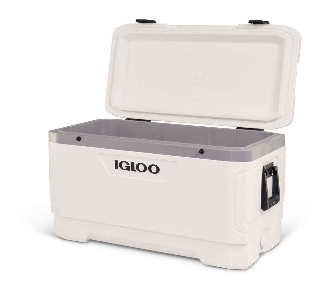 [00049548] IGLOO-Latitude Marine Ultra 100 Cooler Box - White / Moonscape Gray Image 