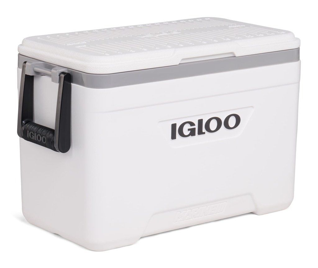 [00049550] IGLOO-Latitude Marine Ultra 25 Cooler Box - White / Moonscape Gray Image 