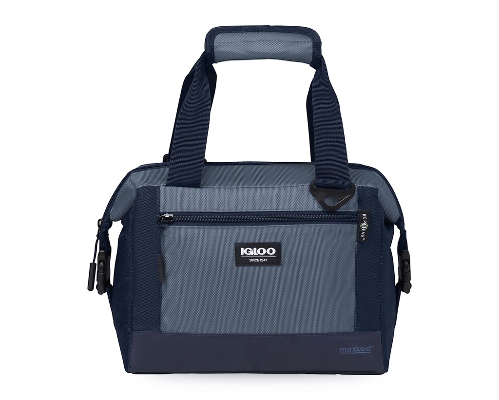 [00066150] IGLOO-MaxCold Evergreen Snapdown 12-Can Cooler Bag - Blue  Image 