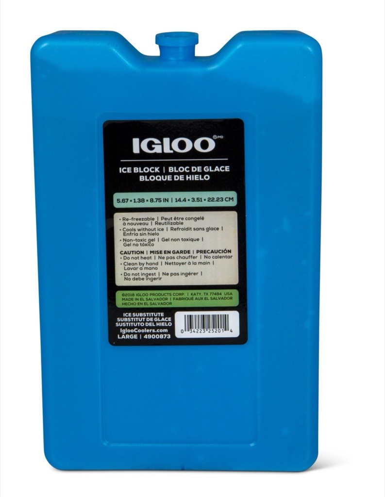 [00025201] IGLOO-Maxcold Ice Large Freeze Block - Blue   Image 