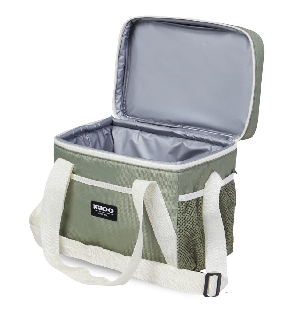 [00066432] IGLOO-Lunch+ Cube Cooler Bag - Oil Green Image 