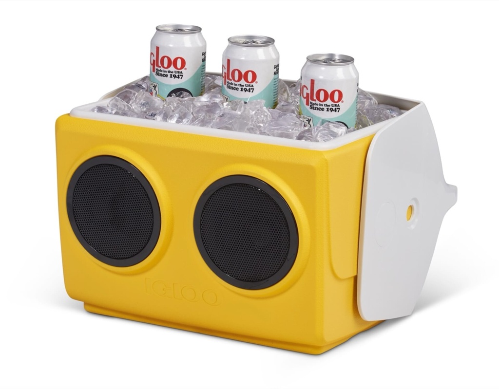 [00027532] IGLOO-Playmate Classic Kool Tunes Cooler  - Yellow Image 