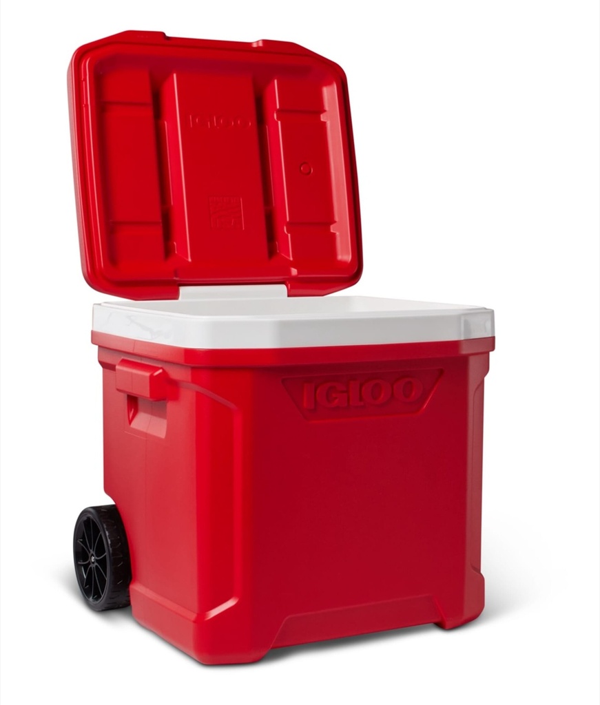 [00034681] IGLOO-Profile II 60 Roller Cooler Box - Red Star  Image 