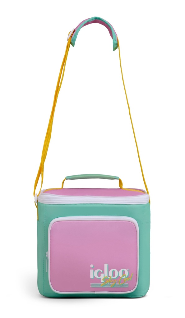 [00062655] IGLOO-Retro Square Cooler Lunch Bag  - Rose Tea  Image 