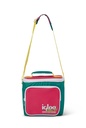 [00065479] IGLOO-Retro Square Cooler Lunch Bag - Dark Jade /Bold Magenta /Livewire Yellow Image 