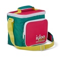 [00065479] IGLOO-Retro Square Cooler Lunch Bag - Dark Jade /Bold Magenta /Livewire Yellow Image 