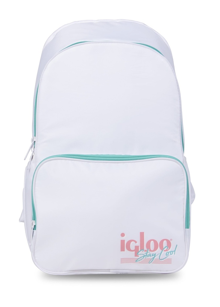 [00060949] IGLOO-Retro Backpack Cooler - White  Image 