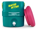 [00042250] IGLOO-Retro Barrel of Fun 2 Gallon Water Jug - Jade  Image 