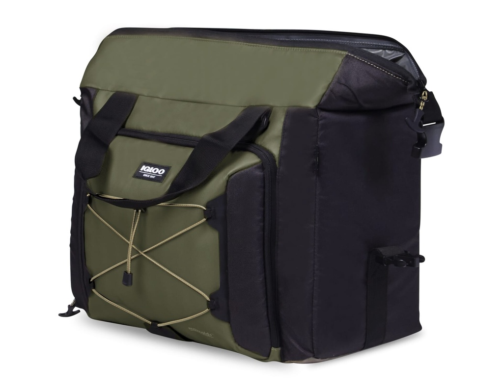 [00066310] IGLOO-Snapdown 36 Maxcold Voyager Cooler Bag - Olive  Image 