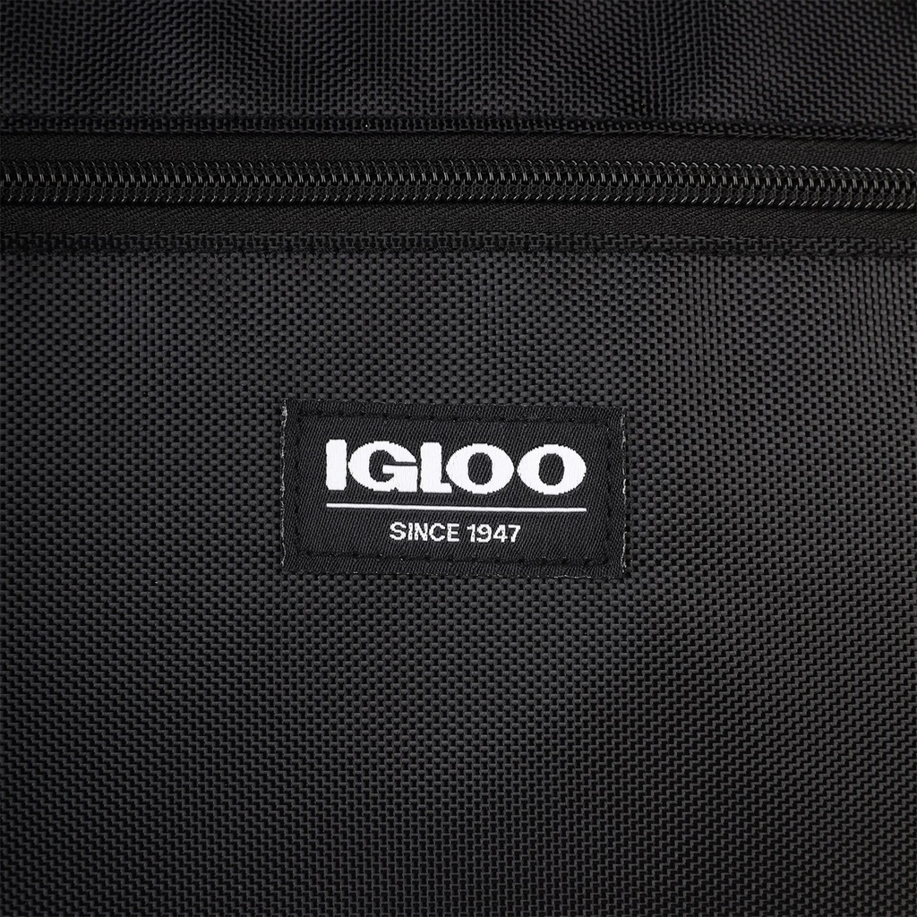 [00066156] IGLOO-Snapdown Maxcold Repreve Eco-Friendly 36-can Cooler Bag - Black  Image 