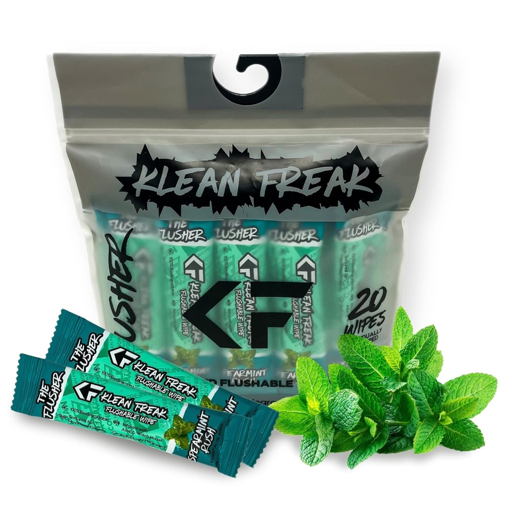 [FDSF20] KLEAN FREAK - The Flusher 20 Pack - Scent Free Image 