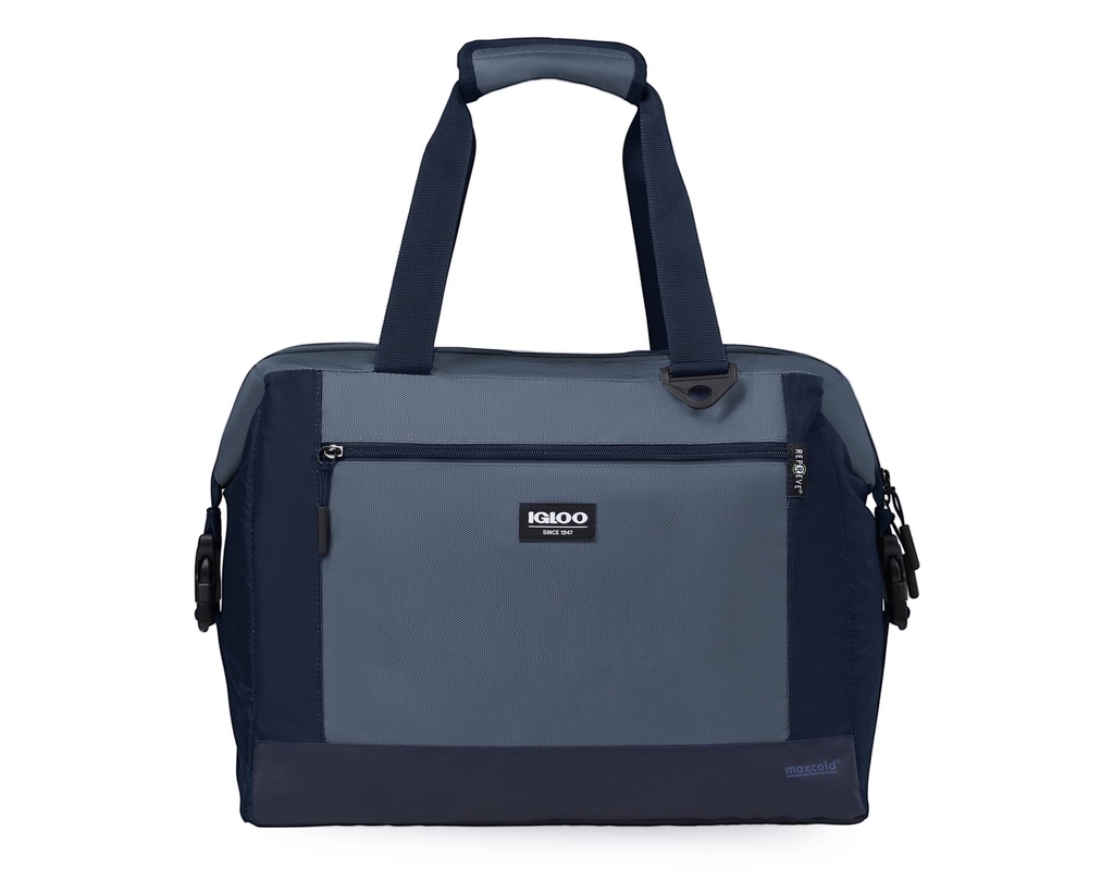 [00066158] IGLOO-Snapdown Maxcold Repreve Eco-Friendly 36-can Cooler Bag - Blue  Image 