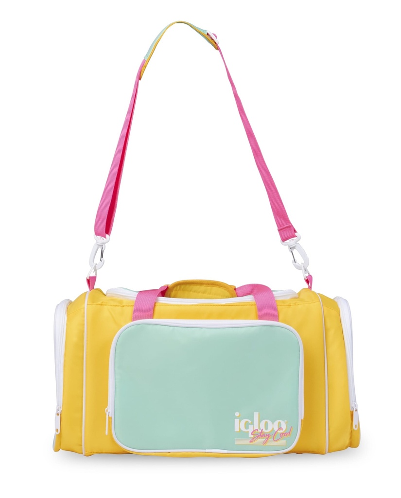 [00060965] IGLOO-Retro Duffel Bag Cooler  - Yellow Image 