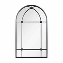 [55908] La Hacienda - Arundel Black Arched Mirror Image 