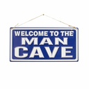 [55550] La Hacienda - Welcome to the Man Cave Wall Sign Image 