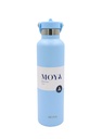 [DB03003A] Moya "Black Sea"  700ml Insulated Sustainable Water Bottle Powder Blue Image 