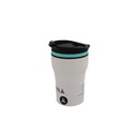 [HV123-TW-11] Moya "Low Tide" 250ml Travel Coffee Mug Blue/White Image 