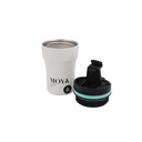 [HV123-TW-11] Moya "Low Tide" 250ml Travel Coffee Mug Blue/White Image 