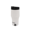 [HV134-BW-11] Moya "High Tide" 380ml Travel Coffee Mug Black/White Image 