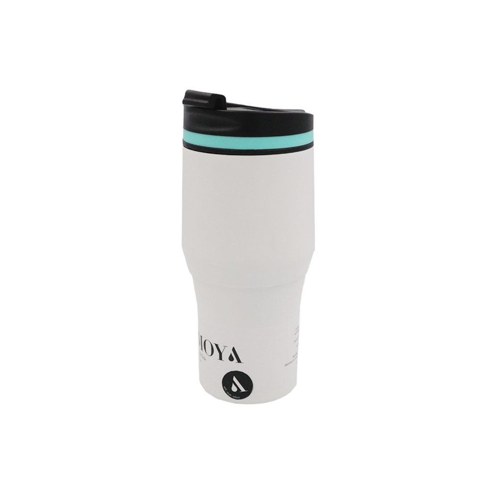 [HV124-TW-11] Moya "High Tide" 380ml Travel Coffee Mug Blue/White Image 